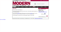 Desktop Screenshot of modernconcretepumping.net
