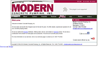 Tablet Screenshot of modernconcretepumping.net